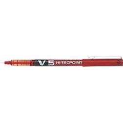 Pilot V5 Rollerball Pen 0.3mm Line Red [Pack 12] V502